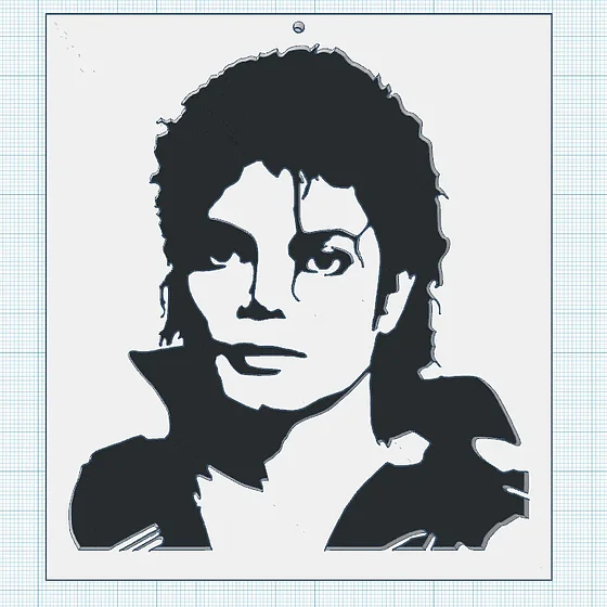 Michael Jackson Portrait Plaque