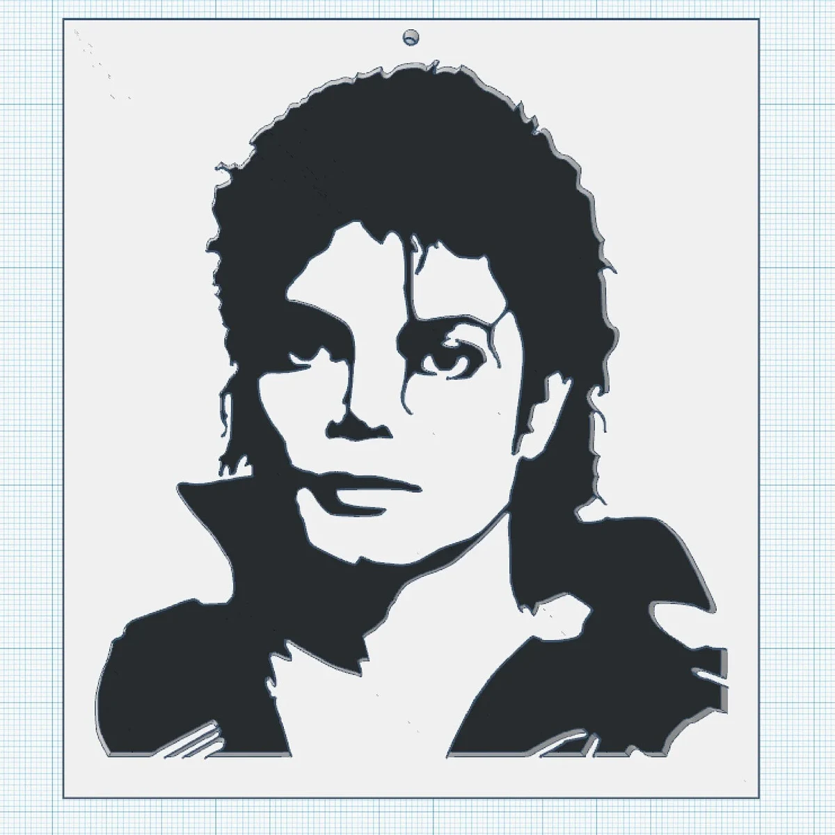 Michael Jackson Portrait Plaque – view 3