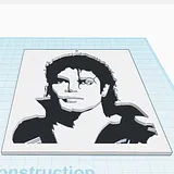 Michael Jackson Portrait Plaque – thumbnail 4
