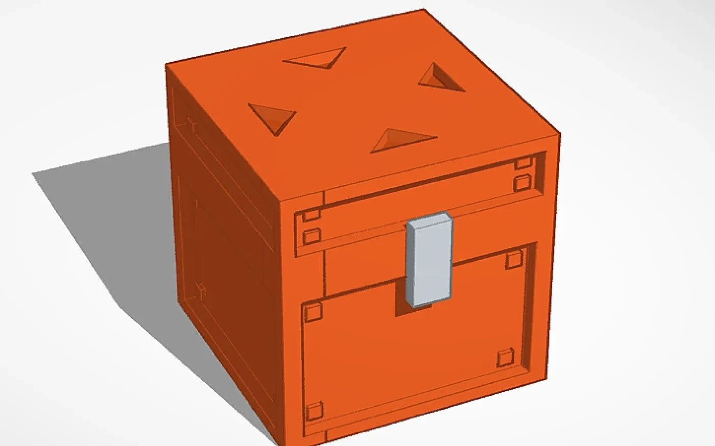 Copper Chest from Minecraft – view 3