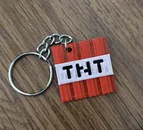 Minecraft TNT Keychain – thumbnail 4