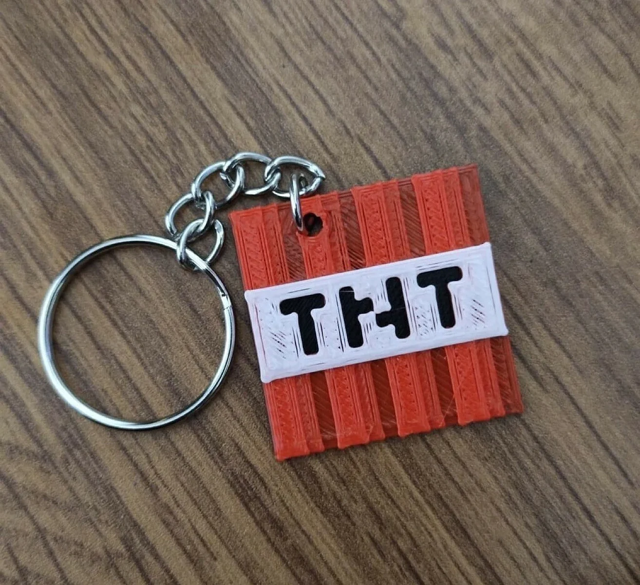 Minecraft TNT Keychain – view 4