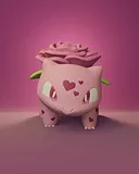 Valentine's Day Bulbasaur Mini Figure – thumbnail 3