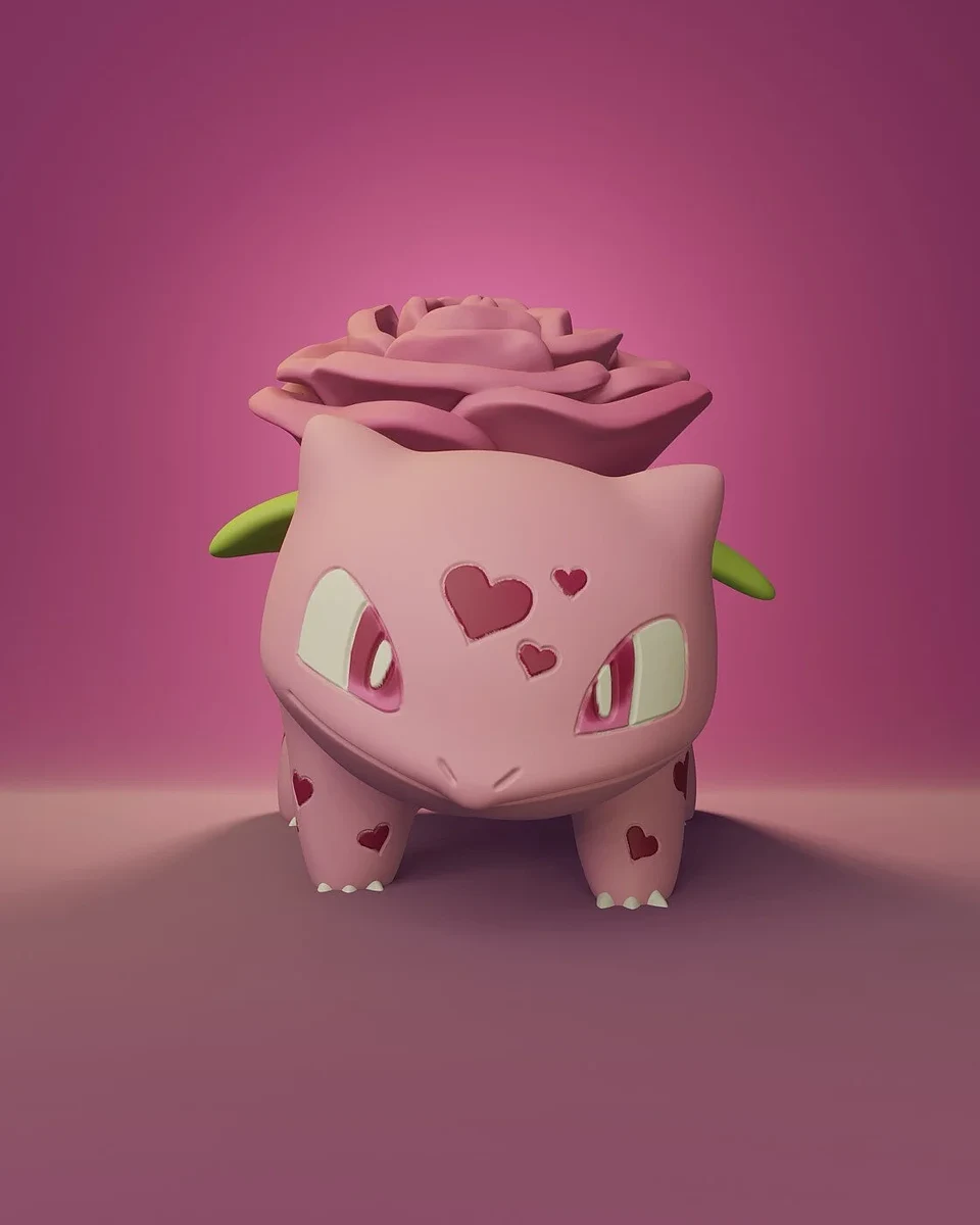Valentine's Day Bulbasaur Mini Figure – view 3
