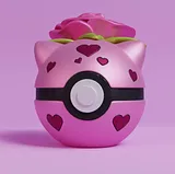 Valentine's Bulbasaur Poke Ball – thumbnail 1
