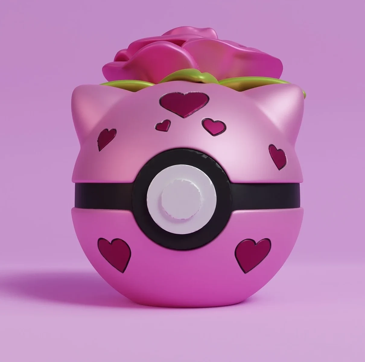 Valentine's Bulbasaur Poke Ball – view 3
