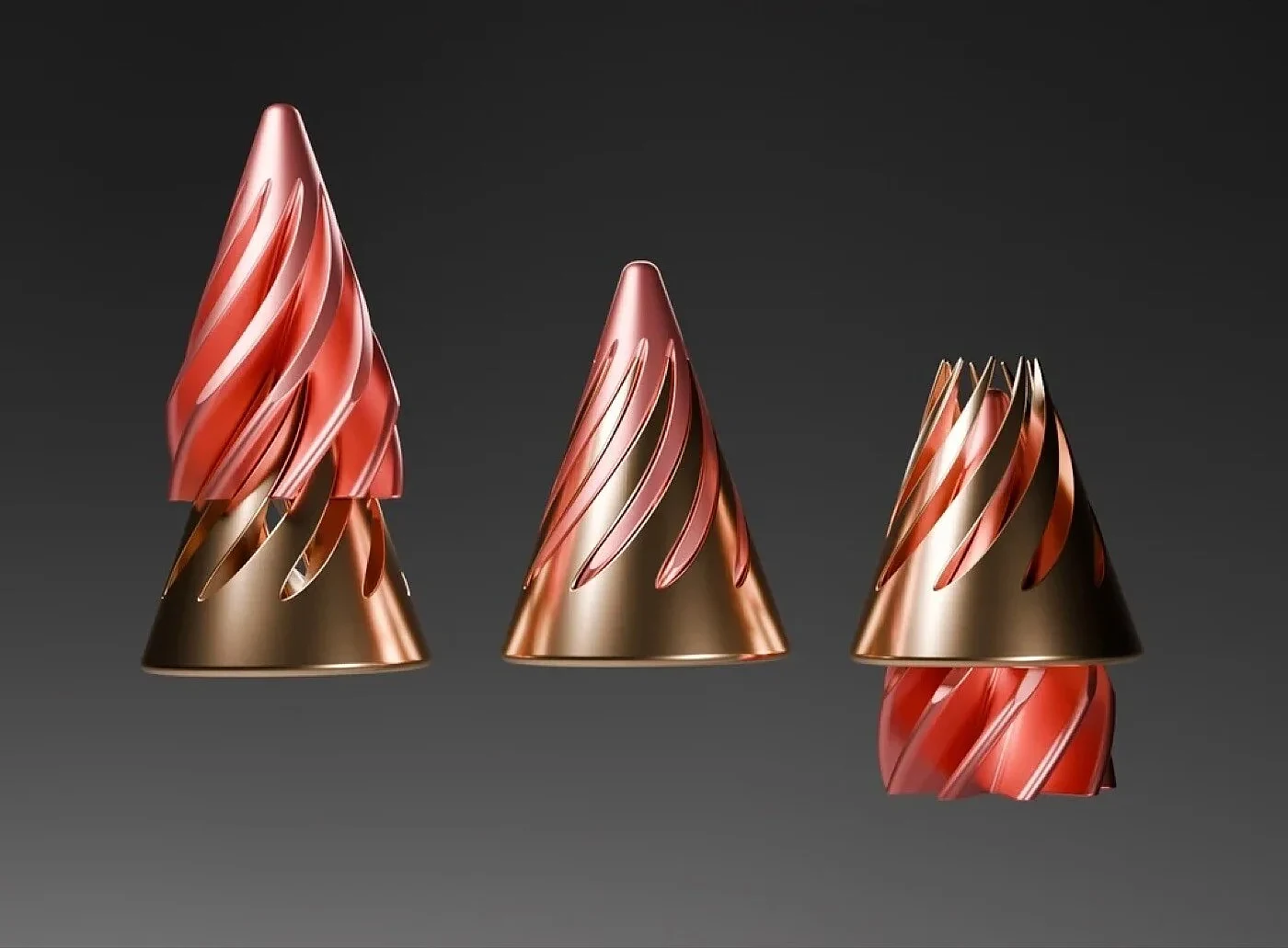 Spiral Cone Fidget Toy – view 3