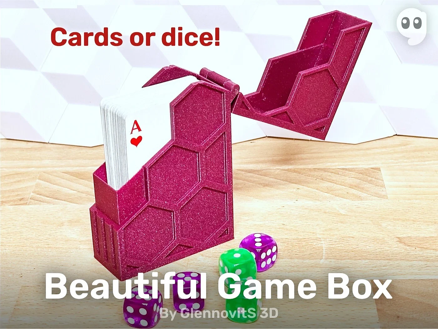 Beautiful Game Box (For Cards or Dice) – view 3