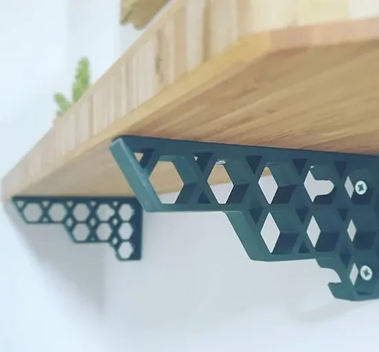 Shelf Support Bracket Honeycomb Hexagon
