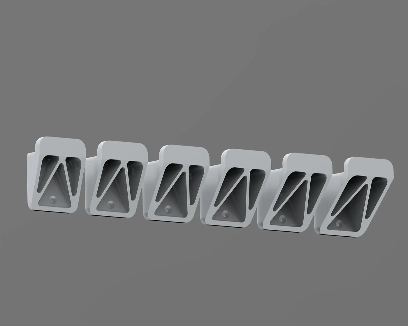 Wall Hook Set in Six Depths – view 4