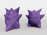 Gengar Low-Poly Pokemon Figure – thumbnail 1
