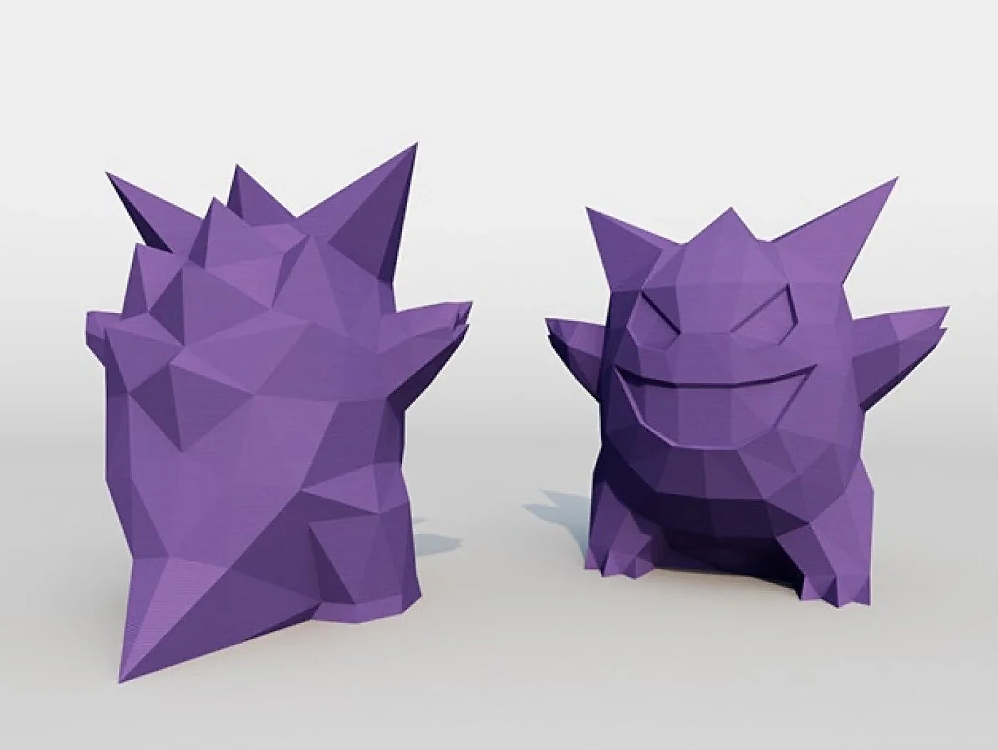 Gengar Low-Poly Pokemon Figure – view 3