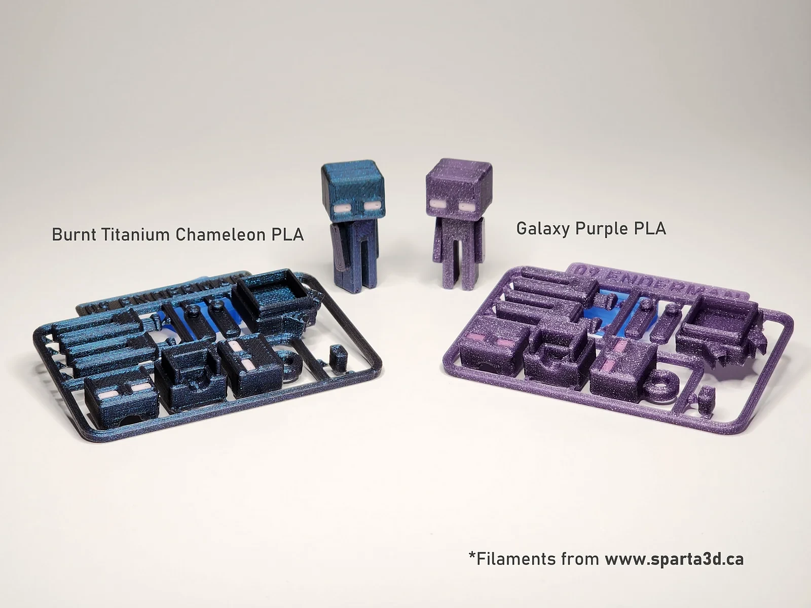 Minecraft-Inspired Enderman Mini Figure Kit Card / Keychain – view 4